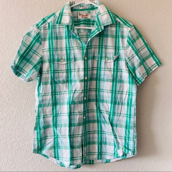 Original Penguin Other - Original Penguin | Green Plaid Button Down Shirt
